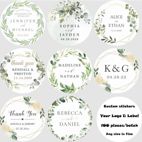 Stickers design logo/Custom stickers/Wedding Stickers printed LOGO label /Design Your Own Stickers/Personalized stickers