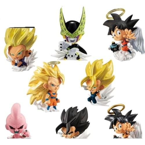 Bandai Genuine Gacha CANDY TOY Dragon Ball Super Vegeta IV Son Gohan Action Figure Toys