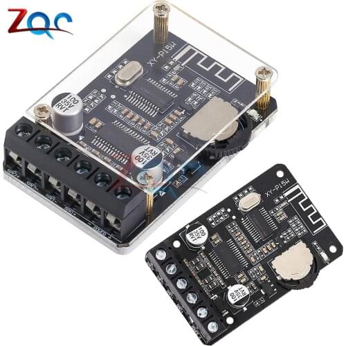 10W/15W/20W/30W/40W Stereo Bluetooth Power Amplifier Board 12V/24V High Power Digital Amplifier Board Module XY-P15W