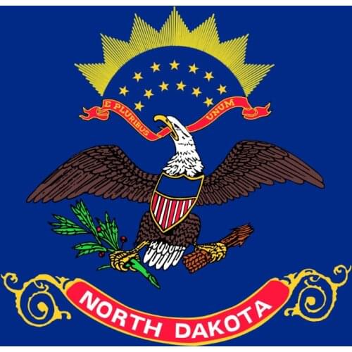 Yehoy hanging 90*150cm U.S. state North Dakota Flag For Decoration