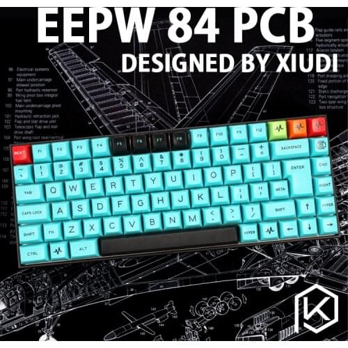 Xd84 pro 75% eepw84 Custom Mechanical Keyboard Supports TKG-TOOLS Underglow RGB PCB programmed kle Kimera core Lots of layouts