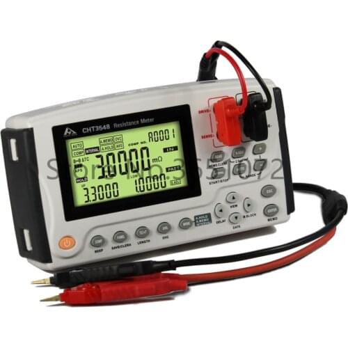 CHT3548 Contact Resistance Tester Portable DC Low Ohm Meter for Filed Test
