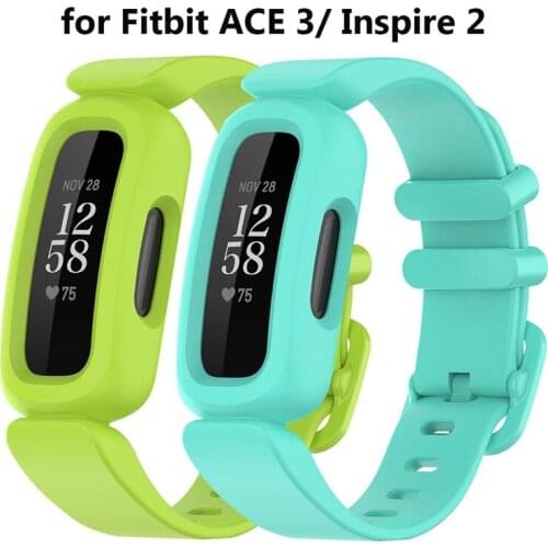 Strap for Fitbit ACE 3 Bands Silicone Kids Bracelet Accessories Sport Wristbands for Fitbit Inspire 2 Bands