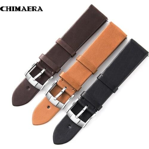 CHIMAERA Watchbands New Arrival 18mm 19mm 20mm 21mm 22mm France Calf Leather Watch Strap Replacement Quick Realease Bracelet