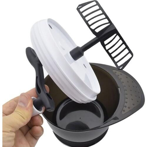 Manual Hairdressing Hair Dye Tint Color Mixing Big Capacity Bowl Hair Dye Cream Mixer Salon Diy Color Hairs Styling Tools