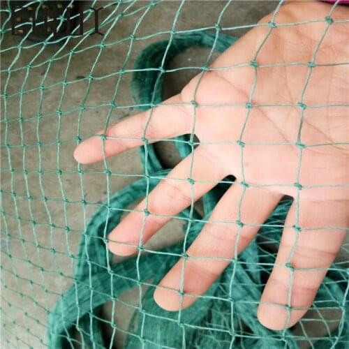 2m width Garden fence mesh Green color safety poultry and pets Simple Breeding net fishing net Gardening net Bird net