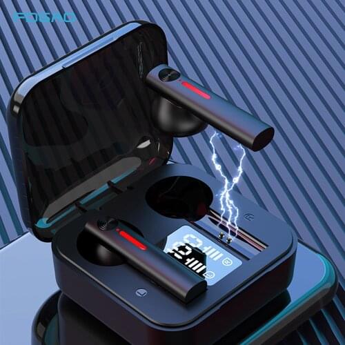 TWS Wireless Headphone for Bluetooth Earphones 5.0 9D Bass Stereo Waterproof Earbuds for Bluetooth Headset with Mic Charging Box