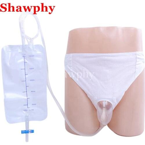 Urine collector Hypo-allergenic Silicone Adults Urinal with Urine Catheter Bag Man Woman Older Men male female Toilet
