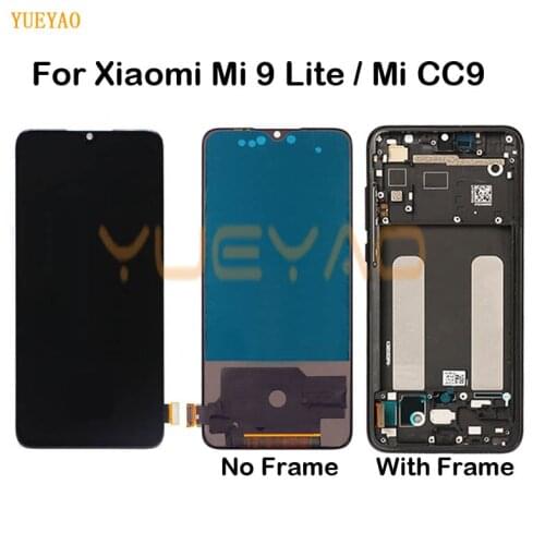 TFT LCD For Xiaomi Mi CC9 LCD MI 9 Lite Display Touch Screen Digitizer Replacements Parts For MI CC9 Display