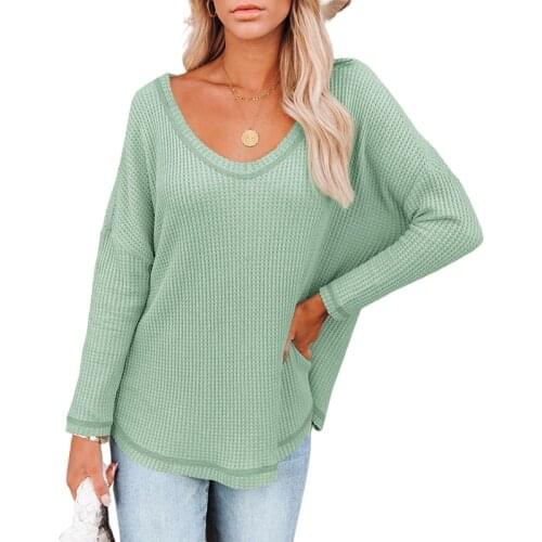 2021 Fashion Solid Color Autumn T Shirt Women Bat Sleeve O-neck Loose Top Tshirt Casual Harajuku Street Tee Shirt Camiseta Mujer
