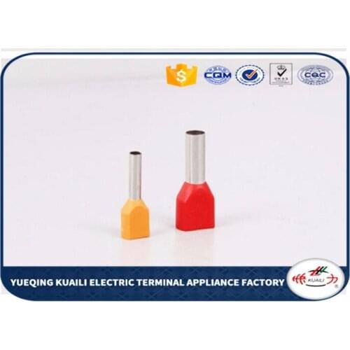 500pcs Insulated ferrules-twin wire end sleeve terminal TE1008 AWG 2X18