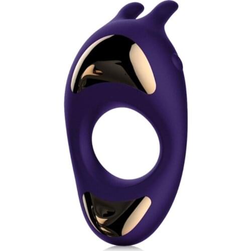 9 Frequency Rabbit Dildo Vibrating Ring Rechargeable Masturbating Massager Adult Male Sex Toy for Men Couples