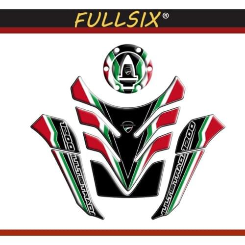 3D tank pad protection Sticker for DUCATI MULTISTRADA 1200/S 1260 PIKES PEAK MTS 1200 MTS 1260 fuel tank pad decorative Sticker