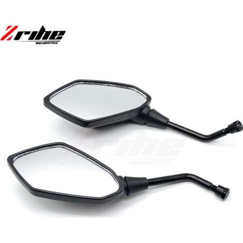 For 2PCS Universal Motorcycle Side Mirrors 8mm 10mm Stem Motorcycle REARVIEW MIRROR For 690 SMC SMCR Enduro R ADVENTUR