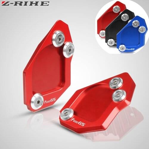 For BMW F700GS F650GS F650 GS 2007-2014 2013 2012 2011 2010 Motorcycle CNC Kickstand Foot Side Stand Extension Pad Enlarge Plate