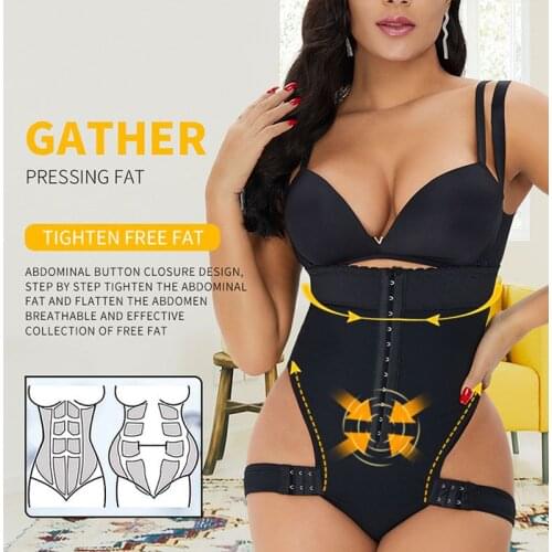 Women Binder Body Shapers Corset Strip Modeling Strap Shapewear Faja Girdle Slimming Underwear Butt Lifter Briefs Bodysuit S-6X