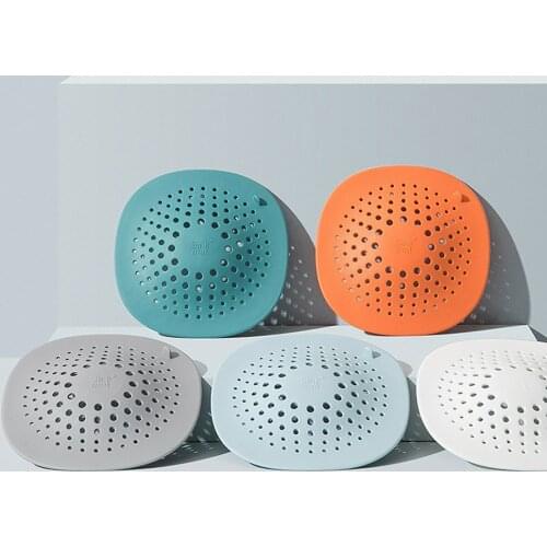Kitchen Sink Drain Strainer Filter Shower Bathtub Hair Catcher Waste Collector Water Stopper Bathroom Floor Drain Cover Sink Mat