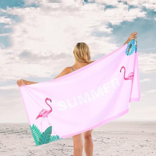Summer Superfine Fiber Quick-drying Sexy Soft Beach Towel Sunscreen Double-sided Velvet Bath Towel Printed Towel Swimming Towel