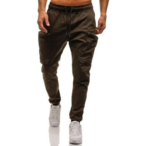 Men Joggers 2018 Casual Pants Men Brand Clothing Autumn Multi-Pocket Camouflage Pants Elastic Male Trousers Mens Joggers