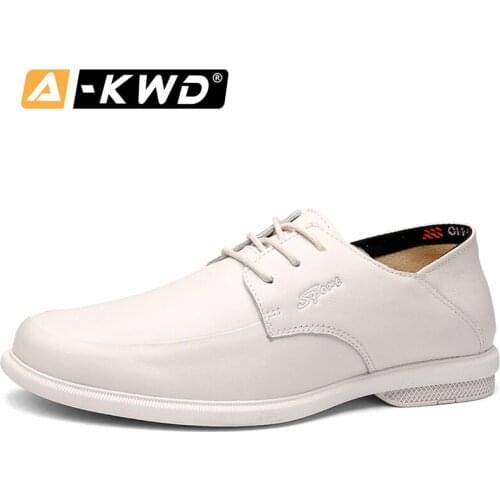2020 Causal White Genuine Leather Men Shoes Loafers Men Moccasin Sneakers Soft Slip on Business Shoe Male Footwear Comfort Shoes