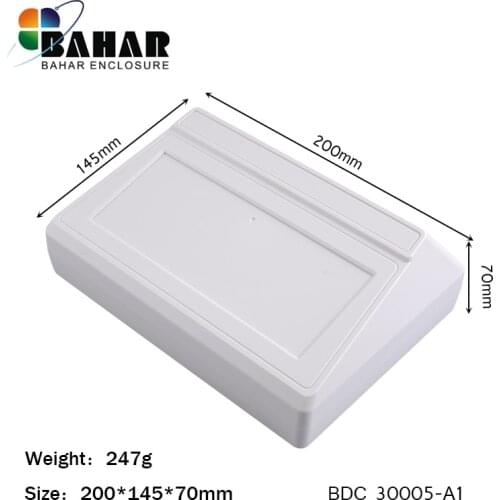 Desk-top electronics plastic ABS 4 pieces enclosure from Bahar Enclosure 200*145*70 mm BDC30005-A1