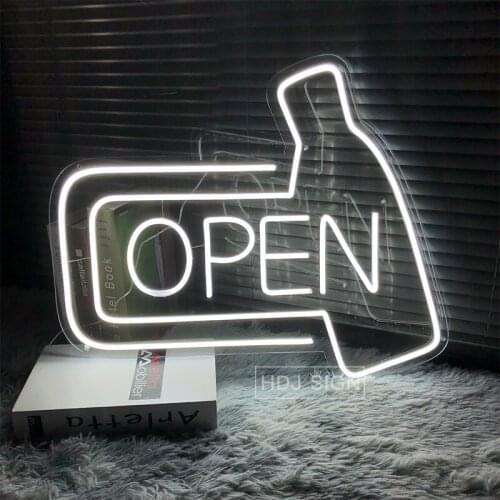 Personalized custom neon sign logo Led visual artwork bar pub club wall hanging decoration