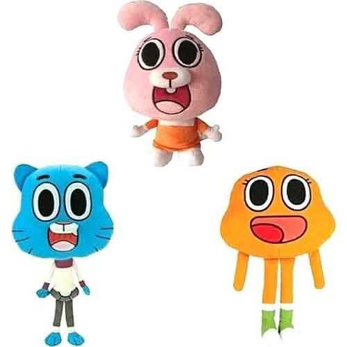 Plush Toy Cartoon Amazing World Stuffed Soft Toy Cute Cat Dolls Gift For Kids 25cm