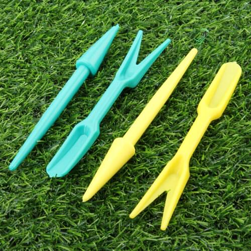 2pcs/set Dig Seedling Weeding Planting Hole Puncher Transplanting Device Planters Dig Tool for Seedling Garden Nursery Trays