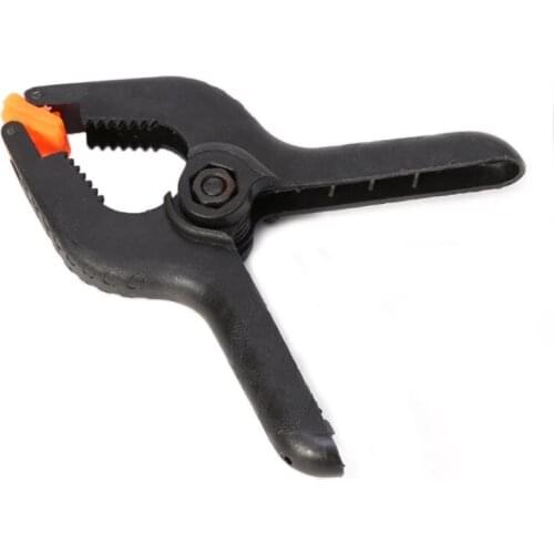 3 Inch Heavy Duty Plastic Nylon Spring Clamp Clip Tips For Photography Background Black