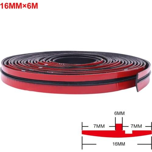 2/4/6Meters Car Door Seal Auto Roof Windshield Sealant Protector Rubber Sound Insulation Noise Reduction Car Sealing Strip