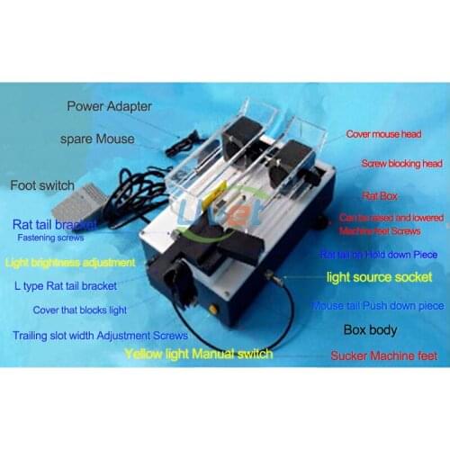 Uvet Veterinary Visible mouse tail vein injection fixed instrument Vet rat experimental equipment