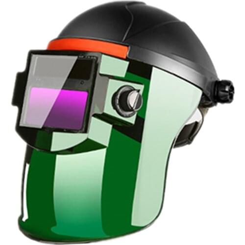 Solar Fully Auto Darkening Adjustable Range Flip Electric Welding Protective Mask Helmet Lens for Machine