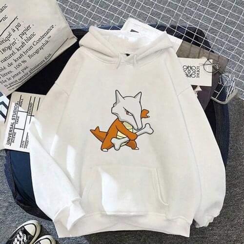 Pokemon Women Hoodies Anime Kawaii Dinosaur Cartoon Casual Clothes Warm Femme Maiden Pullovers Plus Velvet Top Hooded Sweatshirt