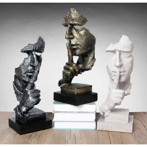 Abstract statue Living Room Decoration Sculpture Resin Ornaments TV Cabinet Display Figurines Home Decoration Crafts Gifts
