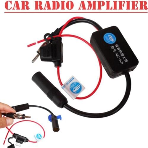ANT-208 12 V Car Auto Universal Radio Antenna FM Signal Amplifier Booster For Marine Car Vehicle DC 10-15 V FM Amplifier