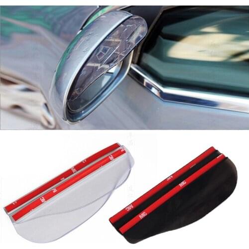 2 Pieces Car side Mirror waterproof Sun Visor Rain Eyebrow Auto Car Rear View Side Rain Shield Flexible Protector For Car