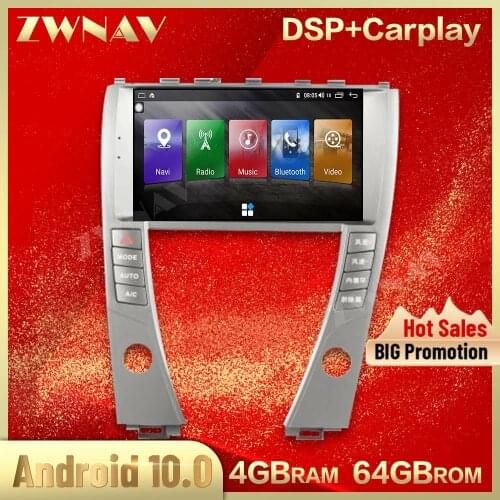 DSP Carplay 6+128G Android 10.0 Car DVD player unit Multimedia For LEXUS ES 2006-2012 GPS Navi Auto audio radio stereo head unit