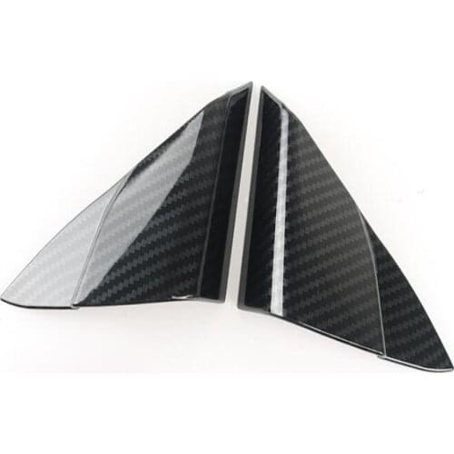 YAQUICKA Car Interior Front Door Window A Pillar Triangle Cover Trim Styling Sticker For Toyota Camry 8th 2018 Accessories New