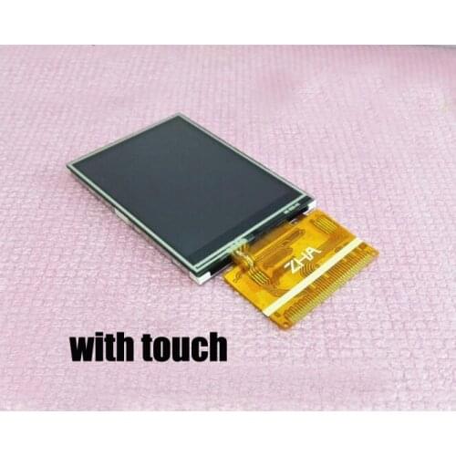 Free shipping 5pc/lot 2.4 TFT LCD screen module WIth touch 37pin 8/16bits Parallel 240*320 Color LCM ILI9341