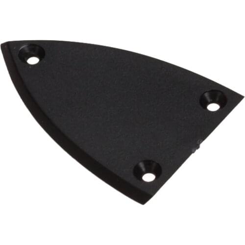 Black 3 Hole Triangle Rod Cover for Electric Guitar Bass Replacement