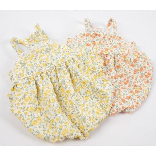 Pets Products Cute Summer Floral Dress With Hat For Small Puppy Dogs