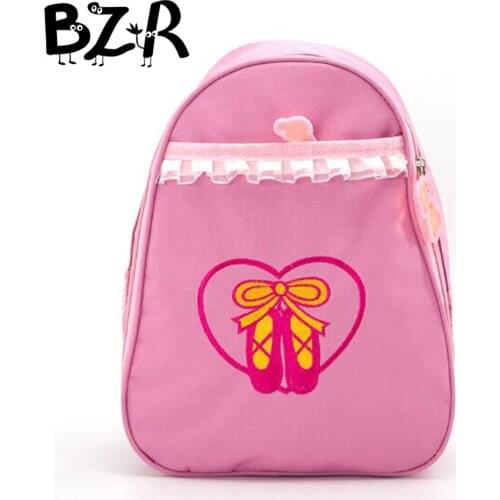 2020 Fashion Irregular Cute Princess Children Toddler Kids Girls Dance Bag Pink Ballet Bag for Dancing School Students