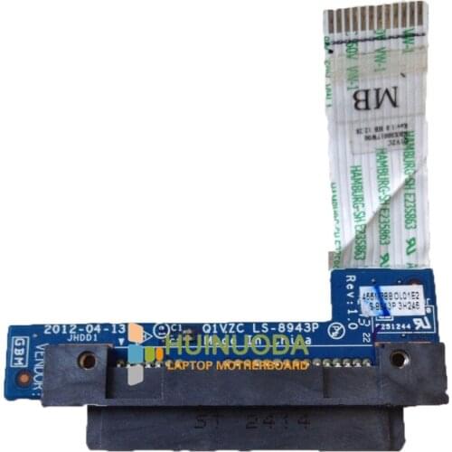 NOKOTION Original for ACER C710 HDD hard drive board connector Q1VZC LS-8943P with flex cable