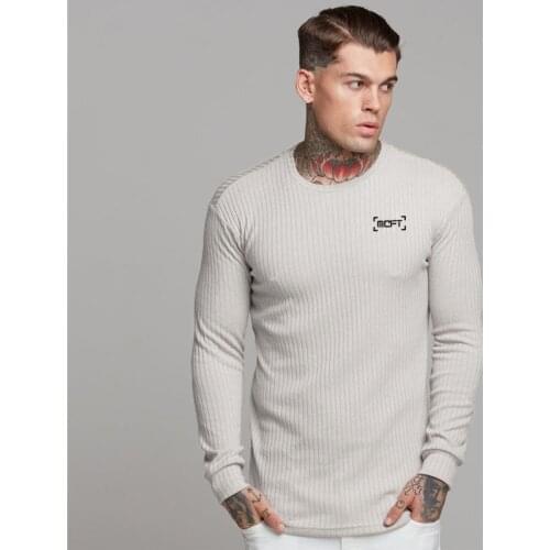 2021 Fashion Spring Autumn Mens O-neck Sweater Slim Fit Sweaters Man Thin pullover Men Casual Long Sleeve Pull homme