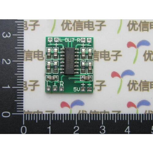 Ultra-miniature digital amplifier board / 2 * 3W D / digital amplifier board / 2.5 ~ 5V USB power supply