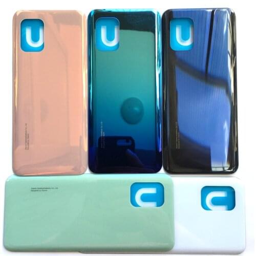 For Xiaomi Mi 10 Lite Battery Cover Door Back Glass Mi10 Lite 5G Rear Housing Door Case Battery Cover Replacement Parts