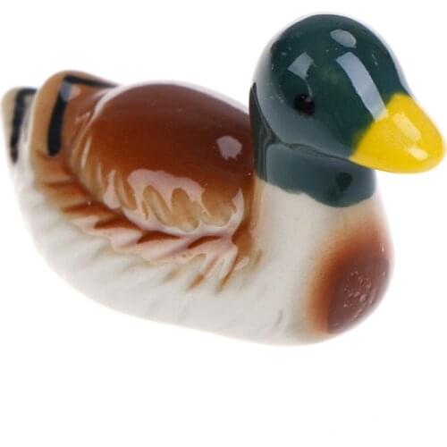 1PC Cute Porcelain Duck Shape Ceramic Chopsticks Holders Chopstick Stand Shelf Ducks Spoons Fork Rack Ceramic Rest Flatware