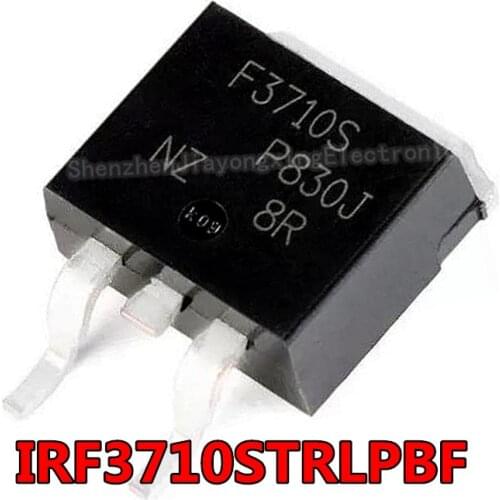 10pcs IRF3710S TO-263 F3710S 3710S TO263 IRF3710 MOSFET N-CH 100V 57A D2PAK IRF3710STRLPBF