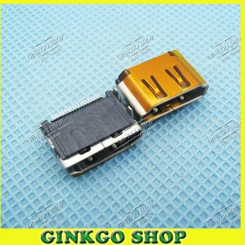 100pcs/lot Motherboard HDMI-compatible female Jack 19pin Connector HDMI-compatible Socket