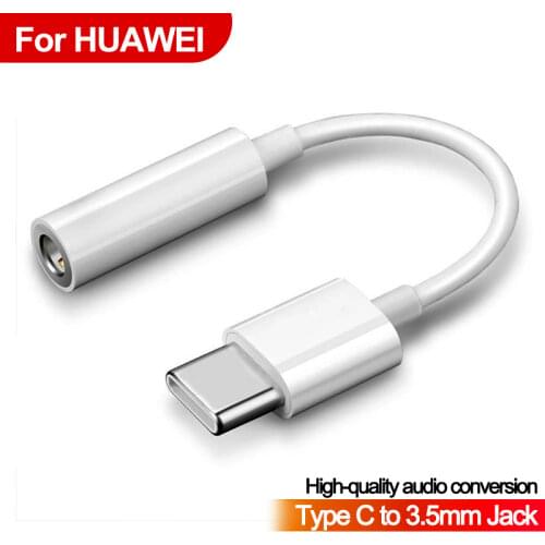 Type C 3.5 Jack Earphone Audio Aux Cable for xiaomi samsung USB C to 3.5mm Headphones Adapter For Huawei P20 P30 Pro Mate 20 30